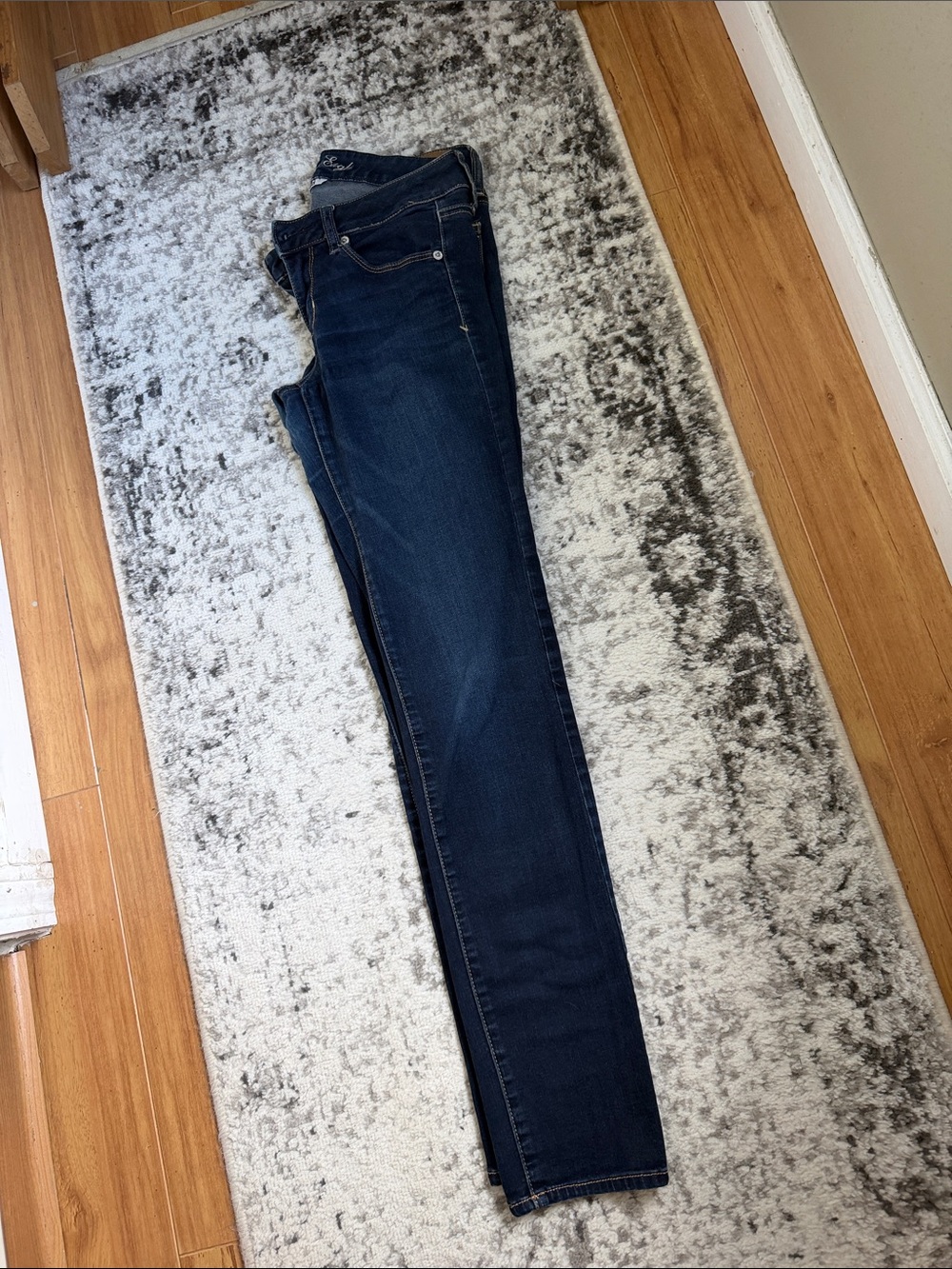 American Eagle Outfitters Dark Blue Skinny Jeans
